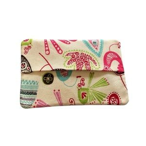 Colorful Bird and Floral Theme Tissue Holder